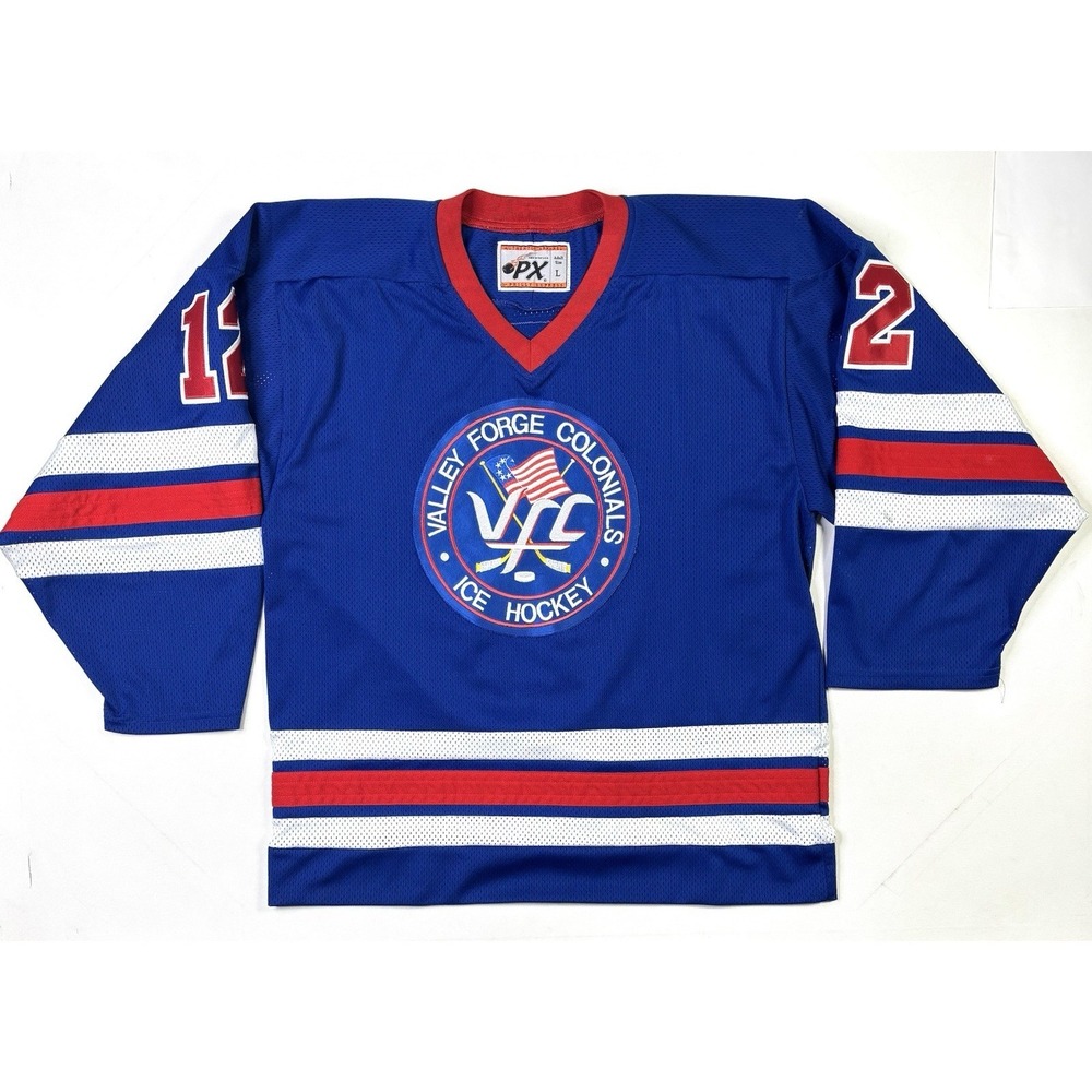Valley Forge Colonials Ice Hockey Jersey Adult Large Philly Express USA Ellis 12